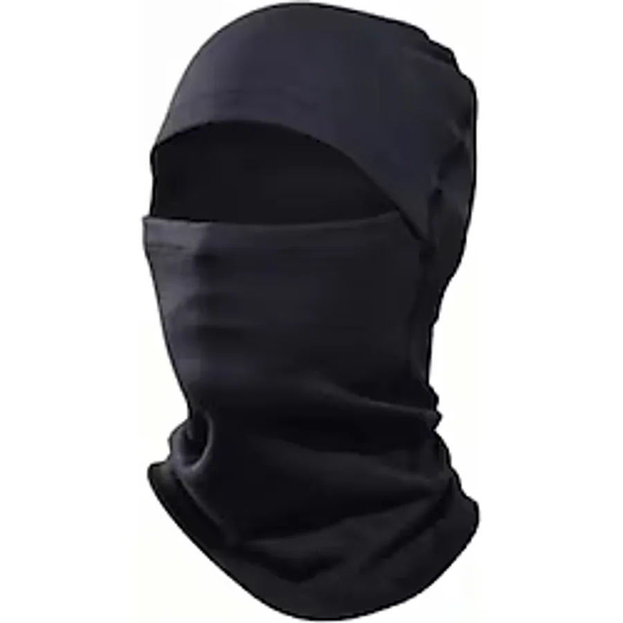 Hipatya Termal Kar Yüz Maskesi Balaklava Pamuklu Unisex Balaklava - Siyah