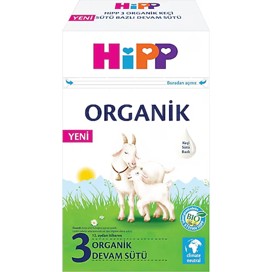 Hipp Organik 3 Keçi Sütü Bazlı Devam Sütü 400 gr
