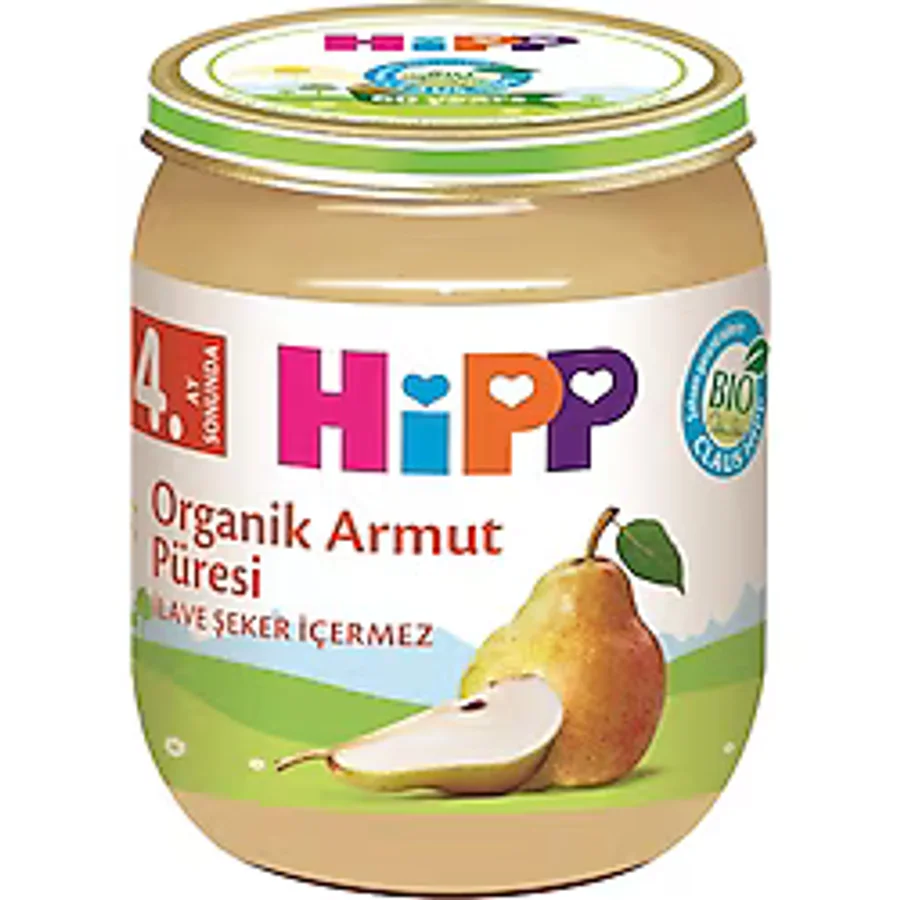 Hipp Organik Armut Püresi Kavanoz Maması 125 gr