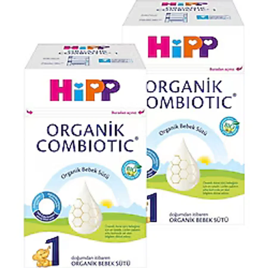 Hipp Organik Combiotic 1 Bebek Sütü 600 gr 2 Adet