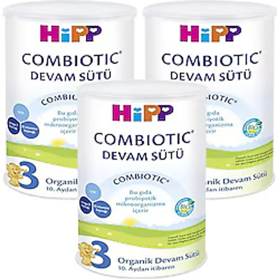 Hipp Organik Combiotic 3 Devam Sütü 350 gr 3 Adet