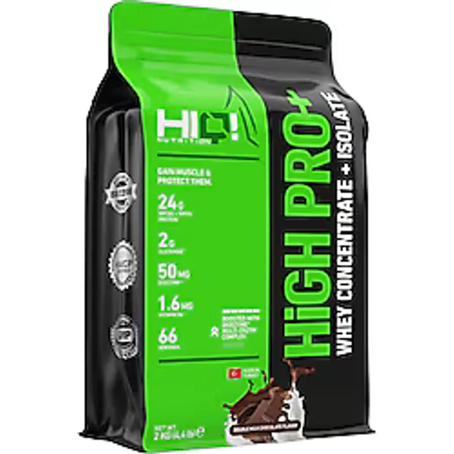 Hiq Nutrition High Pro+ 2000 gr Whey Protein Tozu