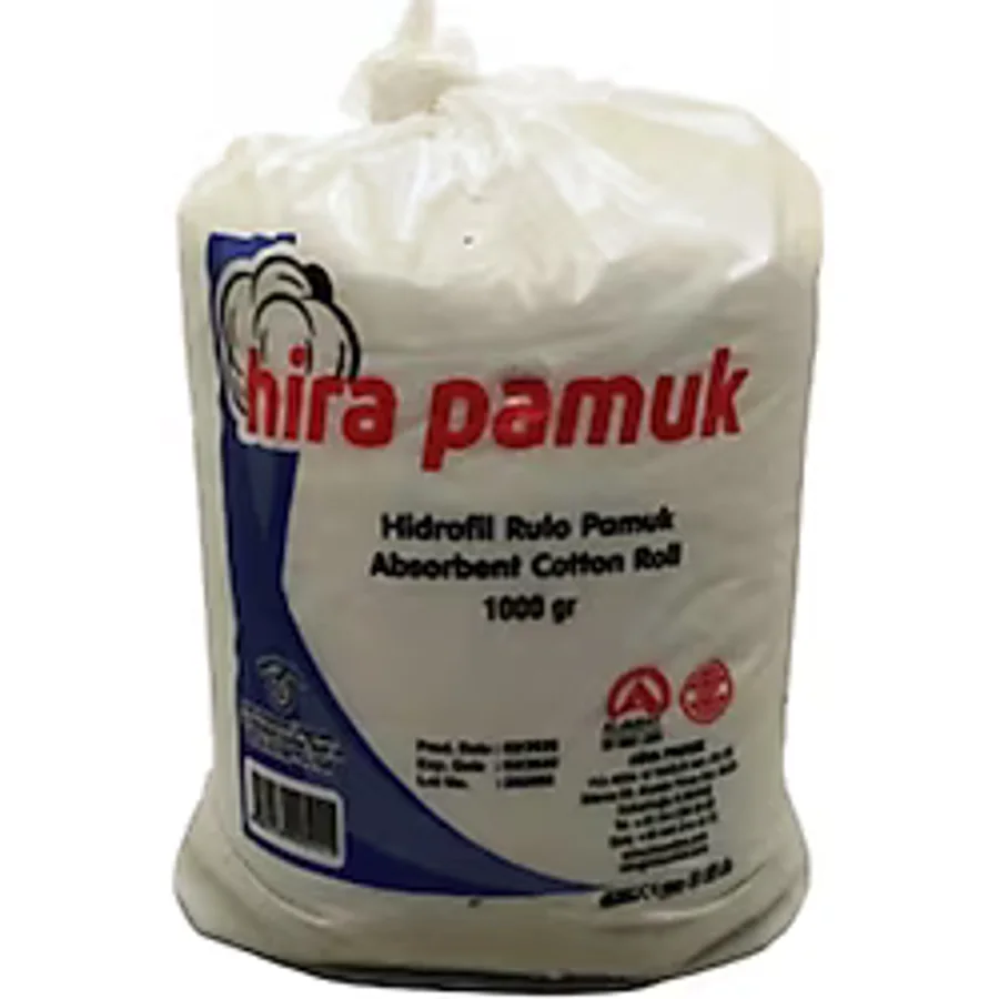 HİRA COTTON HİDROFİL PAMUK 1KG =1000GR RULO PAMUK