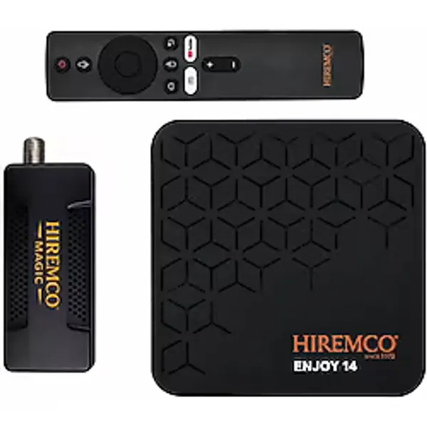 Hiremco Enjoy 14 + Magic Usb-A Kurulu Uydu Seti 4K Android Tv Box