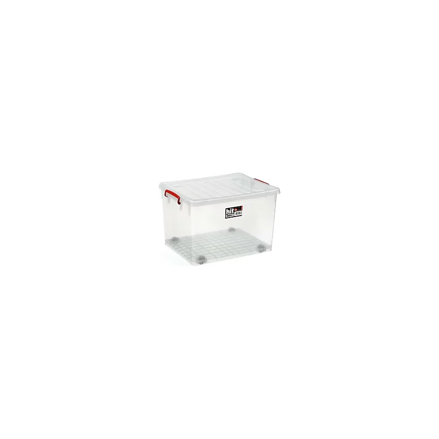 Hit Box No:25 BO277 Gıdaya Uygun 50 lt Tekerlekli Kasa