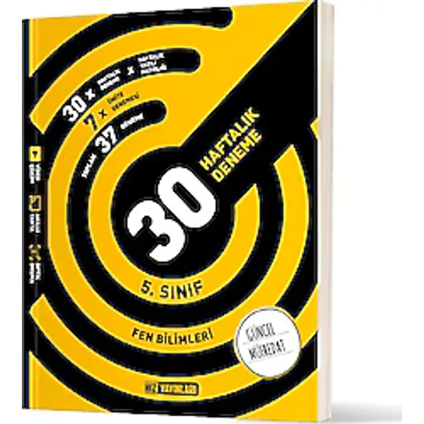 Hız Yayınları 5. Sınıf Fen Bilimleri 30 Haftalık Deneme