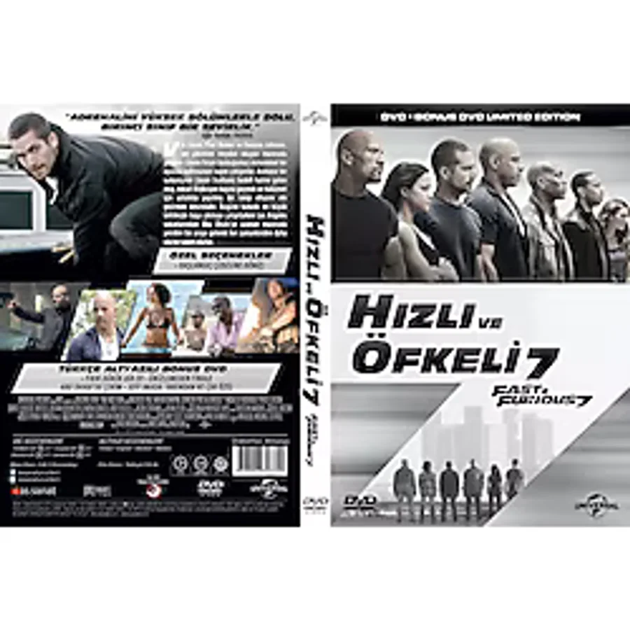 Hızlı Ve Öfkeli 7 İkili - Fast & Furious 7 Double Dvd