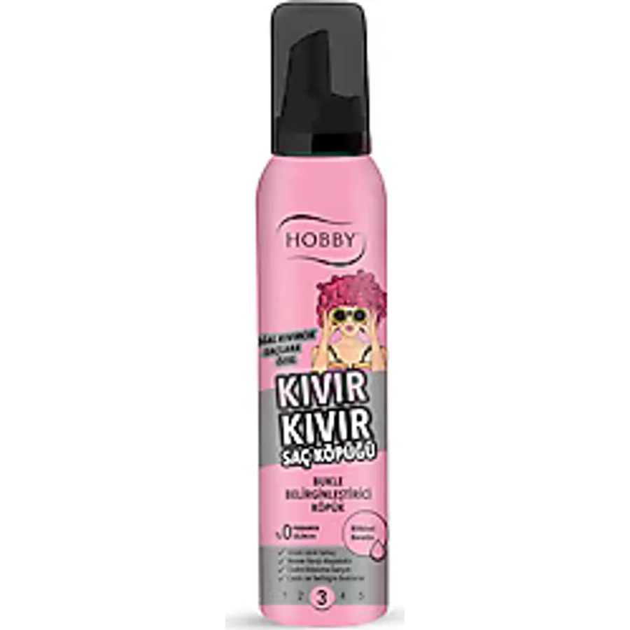 Hobby Kıvır Kıvır Bukle Belirginleştirici 150 ml Saç Köpüğü