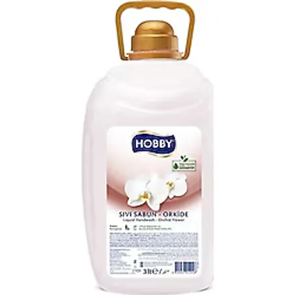 Hobby Orkide Sıvı Sabun 3000 ml Gül Kokulu Yumuşak Formül ile Cilt Bakımı