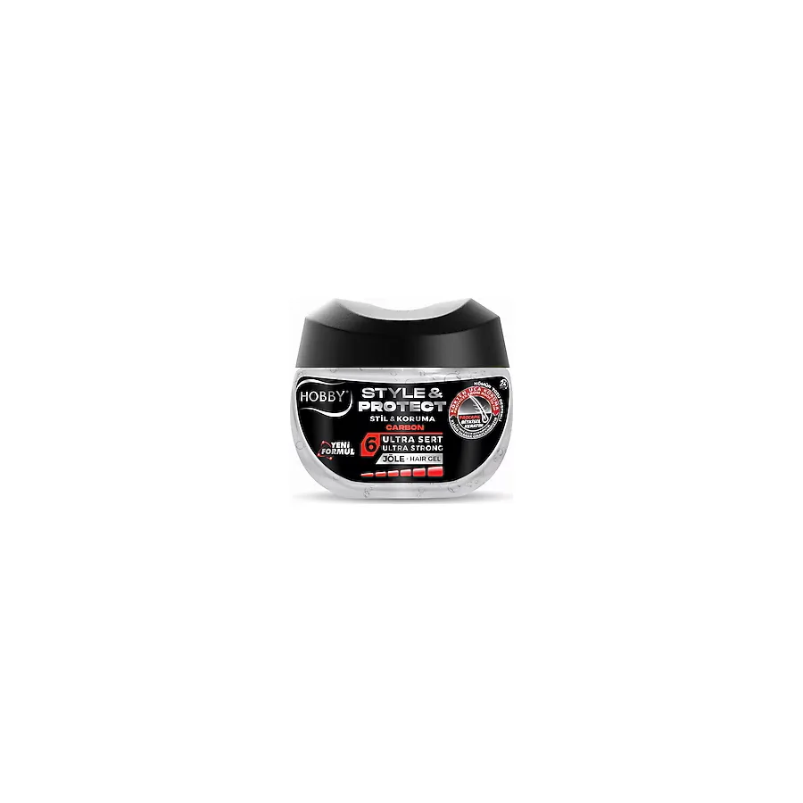 Hobby Style & Protect Carbon Ultra Sert Saç Jölesi 400 ml