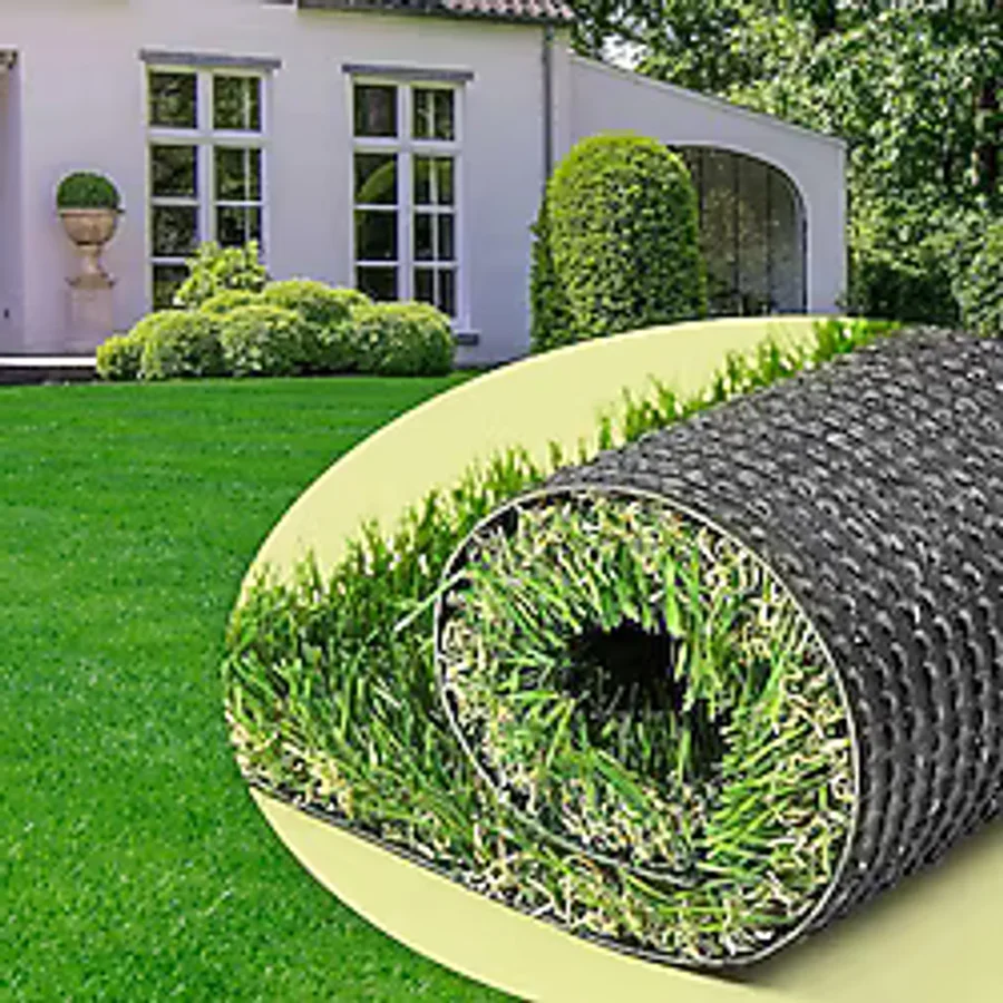 HOBBYHANE 40 Mm Bahçe Balkon Dekoratif - Yapay Çim Halı(2500GR/MT2) Geniş Ölçü Seçeneği