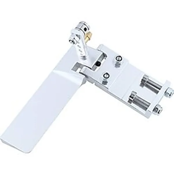 Hobbypark Alüminyum 75 mm Uzun RC Tekne Dümeni Su Toplamalı Emici Direksiyon Elektrikli/Gaz Gücü Uzaktan Kumanda Model Parçaları CNC