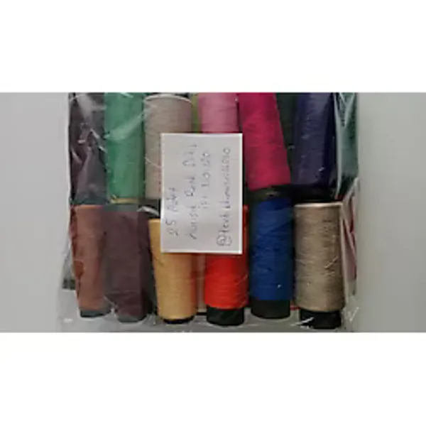 HOBİ 25 Adet Renkli Polyester Dikiş İpliği Seti - Dikiş Makinesi