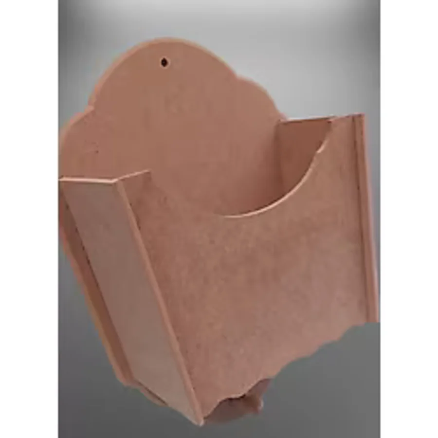 Hobi 90055 Dekoratif Gazetelik Kutu Model Ahşap HAM MDF El Yapım