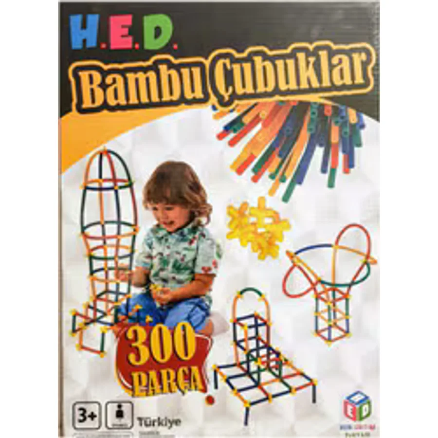 Hobi Eğitim Dünyası Bambu Çubuklar 300 Parça