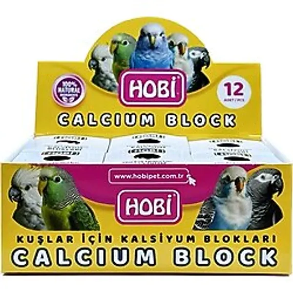 Hobi Kalsiyum Blok Gaga Taşı X 12 Adet