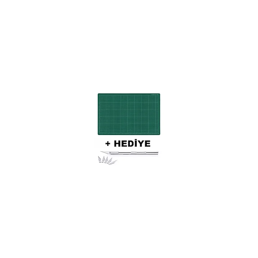 Hobi24 Kesim Matı 60X90Cm (A1) 3mm Kalınlıkta Kretuar Hediyeli Sanatsal Malzeme