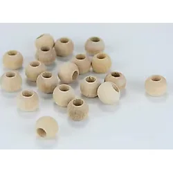 Hobigram Ham Ahşap Boncuk 12 Mm 1 Paket 100 Gram