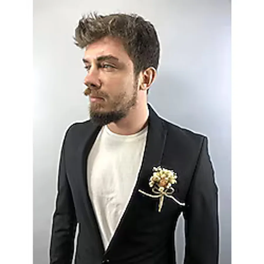 Hobigram Pudra Otlu Damat Yaka Çiçeği 5 Adet
