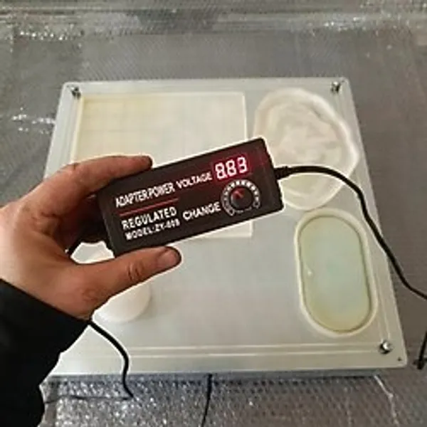 Hobitron 50x50 cm Titreşimli Döküm Sehpası Profesyonel Vibrasyon Masası Epoksi, Beton, Alçı ve Kalıp Döküm Masası