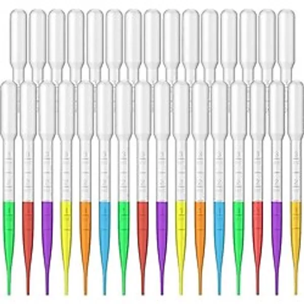 Hobs Lab Damlalık Pastör Pipeti 3 ml 100 Adet - Renkli