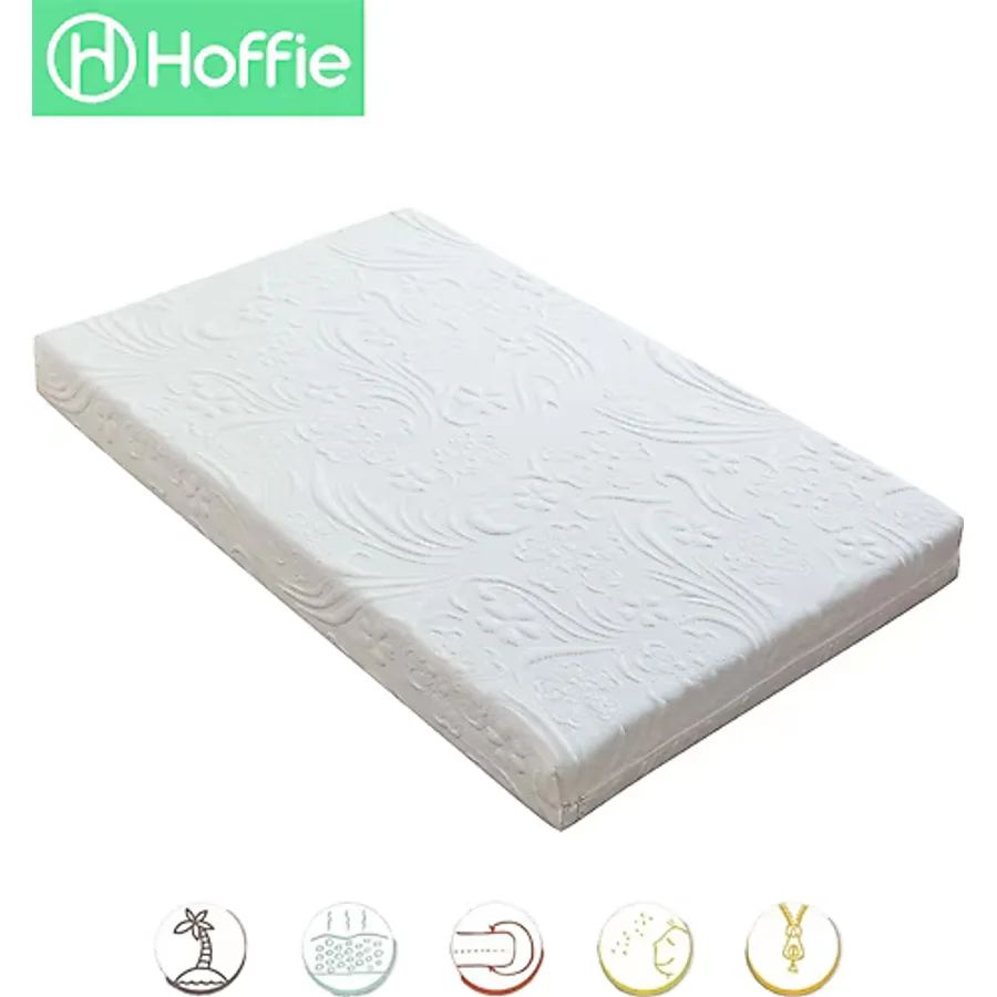 Hoffie 70X110 10 cm Premium Bebek Yatağı Ortopedik Işbir Park Beşik Park Yatak Yatağı Çantalı 70X110CM - Beyaz