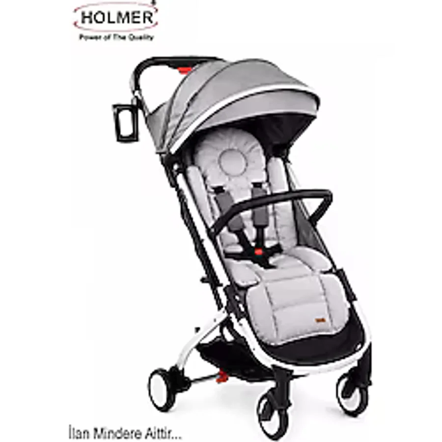 Holmer Deluxe Organik Pamuklu Ortapedik Bel Destekli Bebek Arabası Minderi