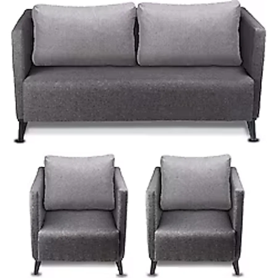 Home Dekormila Grey Üçlü Bekleme Koltuk Takimı