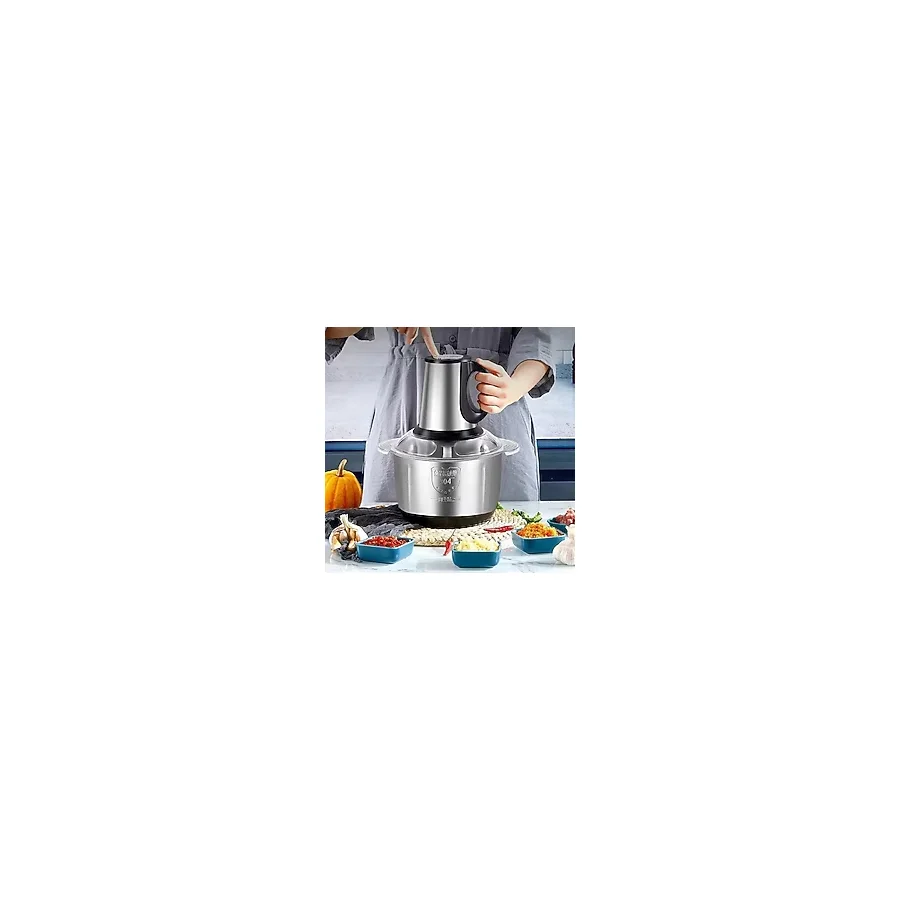 Home Elektrikli Paslanmaz Çelik Kollu 5 Litre Et Kıyma Sebze Meyve Doğrayıcı Blender