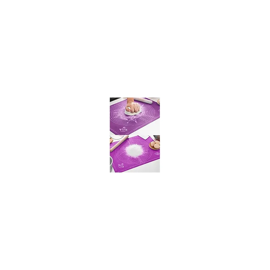 homeneeds Silikon Mutfak Hamur Açma Şekillendirme ve Yoğurma Matı (60x45 Cm)