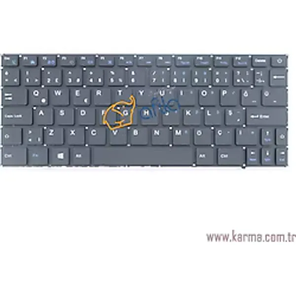 Hometech Alfa 110A Uyumlu Notebook Klavyesi, Laptop Tuş Takımı (Siyah TR) / KL0499