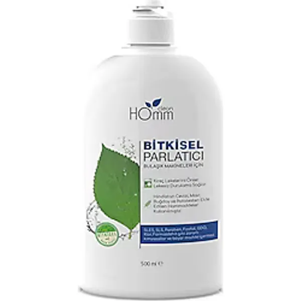 Homm Clean Bitkisel Bulaşık Makinesi Parlatıcısı 500 ml