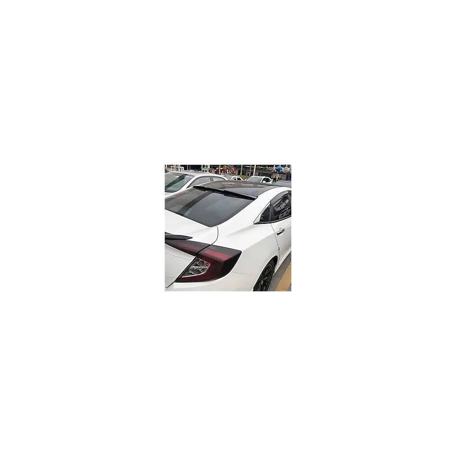 Honda Civic Cam Üstü Yay Spoiler Parlak Siyah Renk Fc5 2016-2021
