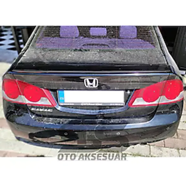 Honda Civic Fd6 Bagaj Üstü Black Piano Spoiler Bagaj Çıtası