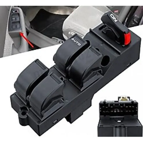 Honda Civic Sol Dörtlü Cam Açma Düğmesi 1996-2000