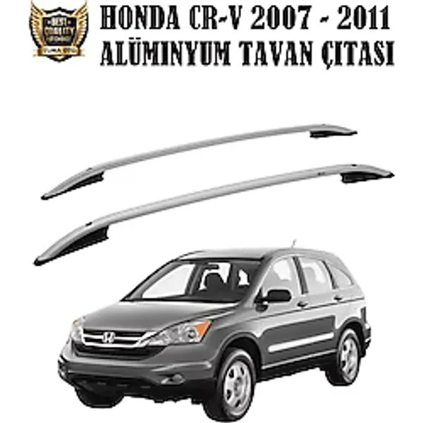 HONDA CR-V UYUMLU 2007 2008 2009 2010 2011 GRİ PORT BAGAJ TAVAN ÇİTASI