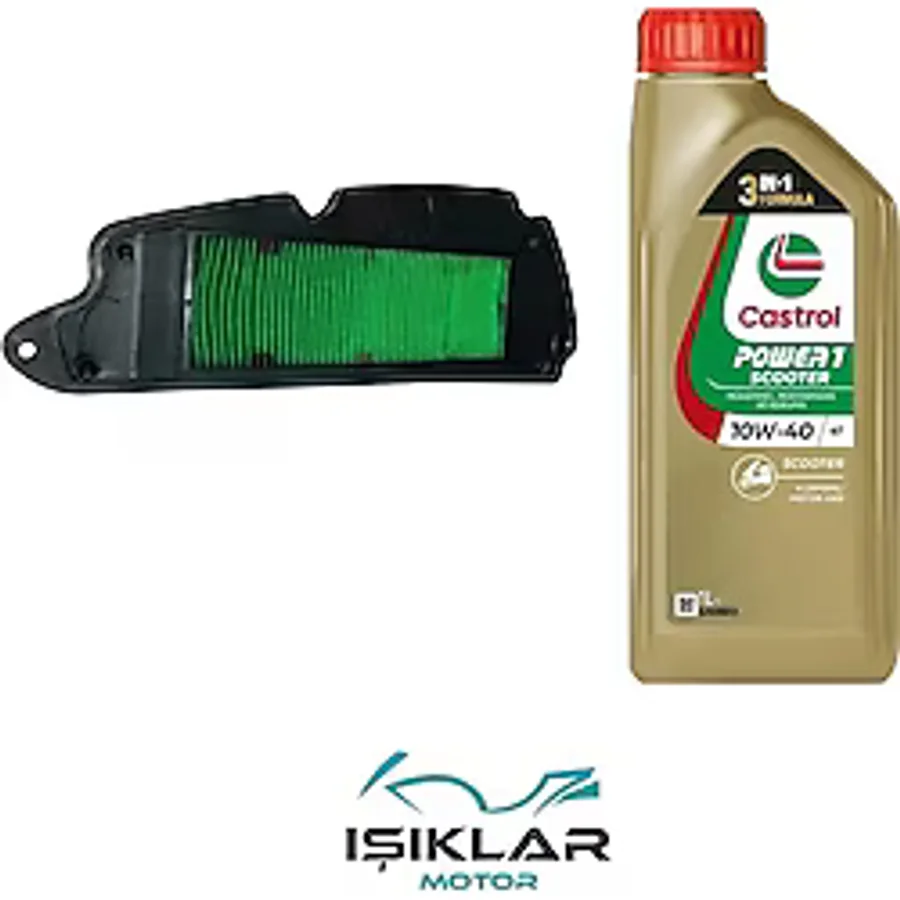 Honda Forza 250 21-24 Castrol Yağ Ve Hava Filtre Bakım Seti Bs0007