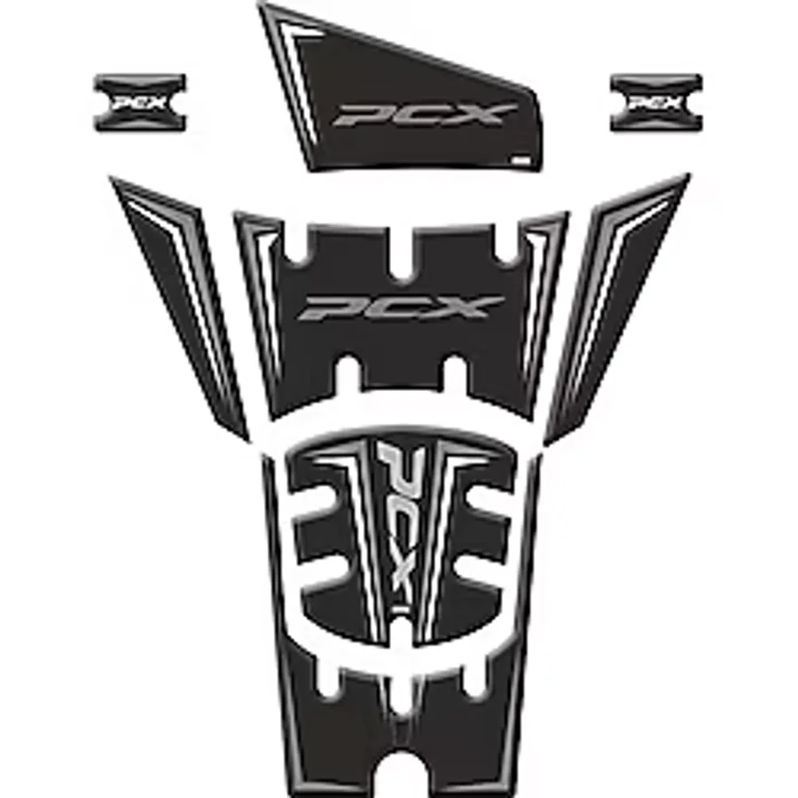 Honda Pcx 2025 Uyumlu Tank Pad 004 Siyah
