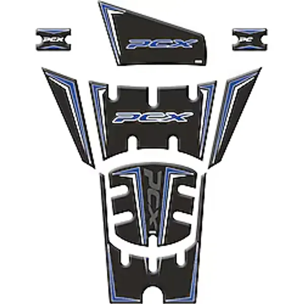 Honda Pcx 2025 Uyumlu Tank Pad 005 Siyah