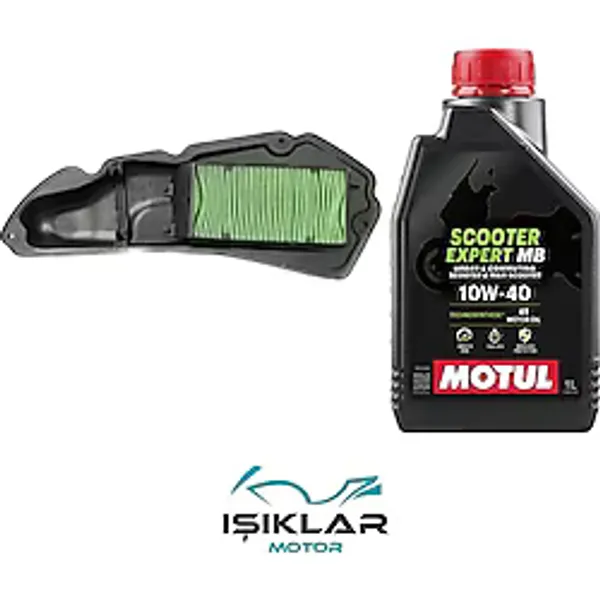 Honda Pcx 21 24 Motul Yağ Ve Hava Filtre Bakım Seti Bs0012
