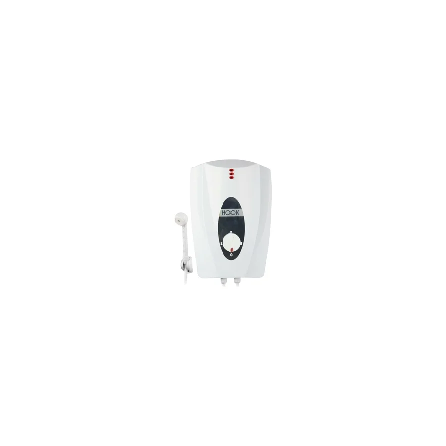 Hook Spring Lüks Elektrikli Ani Su Isıtıcı Banyo Şofbeni Siyah