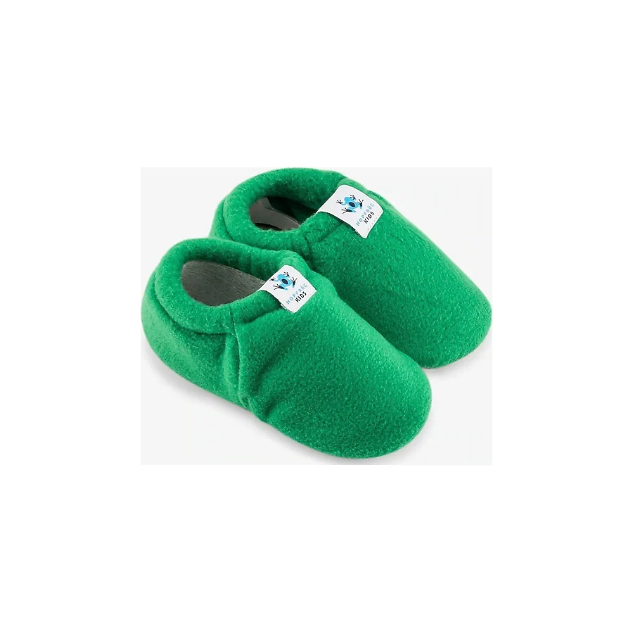Hopfrög Polar Fleece Yeşil Barefoot Bebek Patik