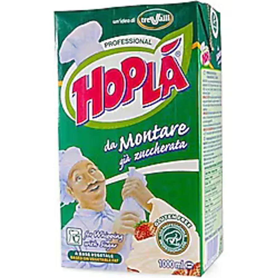 Hopla 1 lt Şekerli Sıvı Krem Şanti