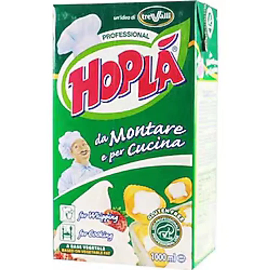 Hopla 1 lt Şekersiz Sıvı Krem Şanti