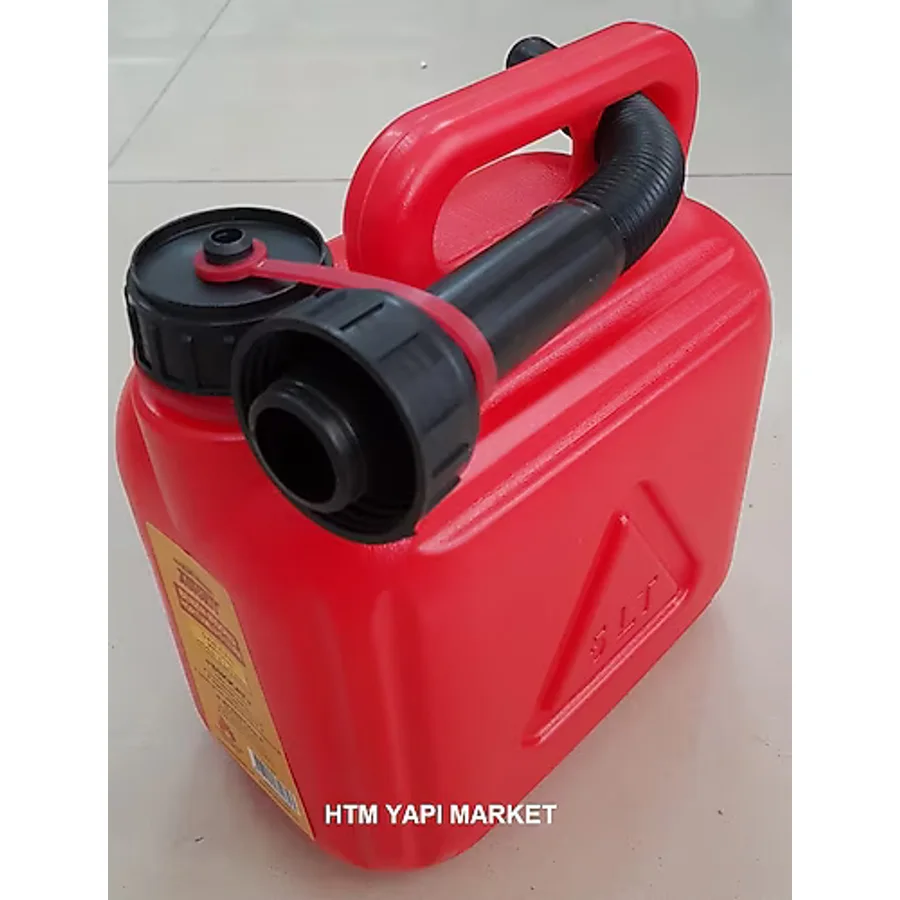 Hortumlu Benzin Bidonu 5 Litre