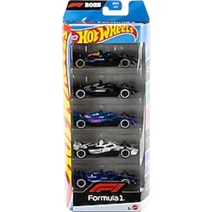 Hot Wheels 2025 Formula 1 5'li Araba Seti JLN11