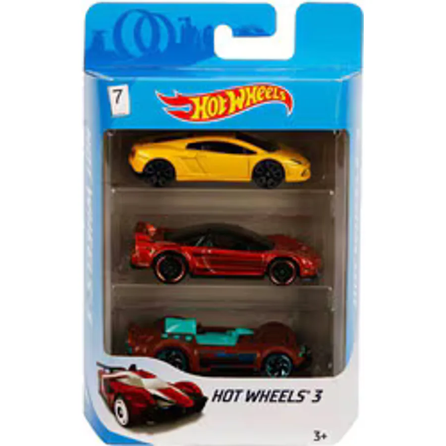 Hot Wheels 3'lü Araba Seti K5904