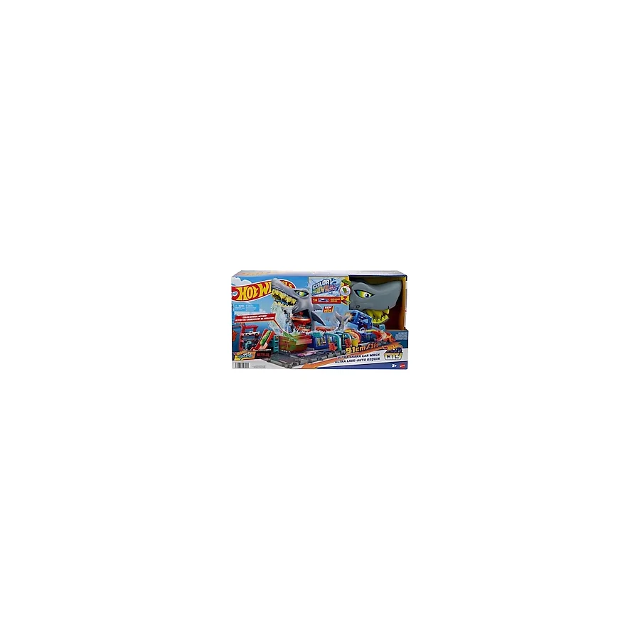 Hot Wheels Muhteşem Köpek Balığı Araba Yıkama Oyun Seti HTN82