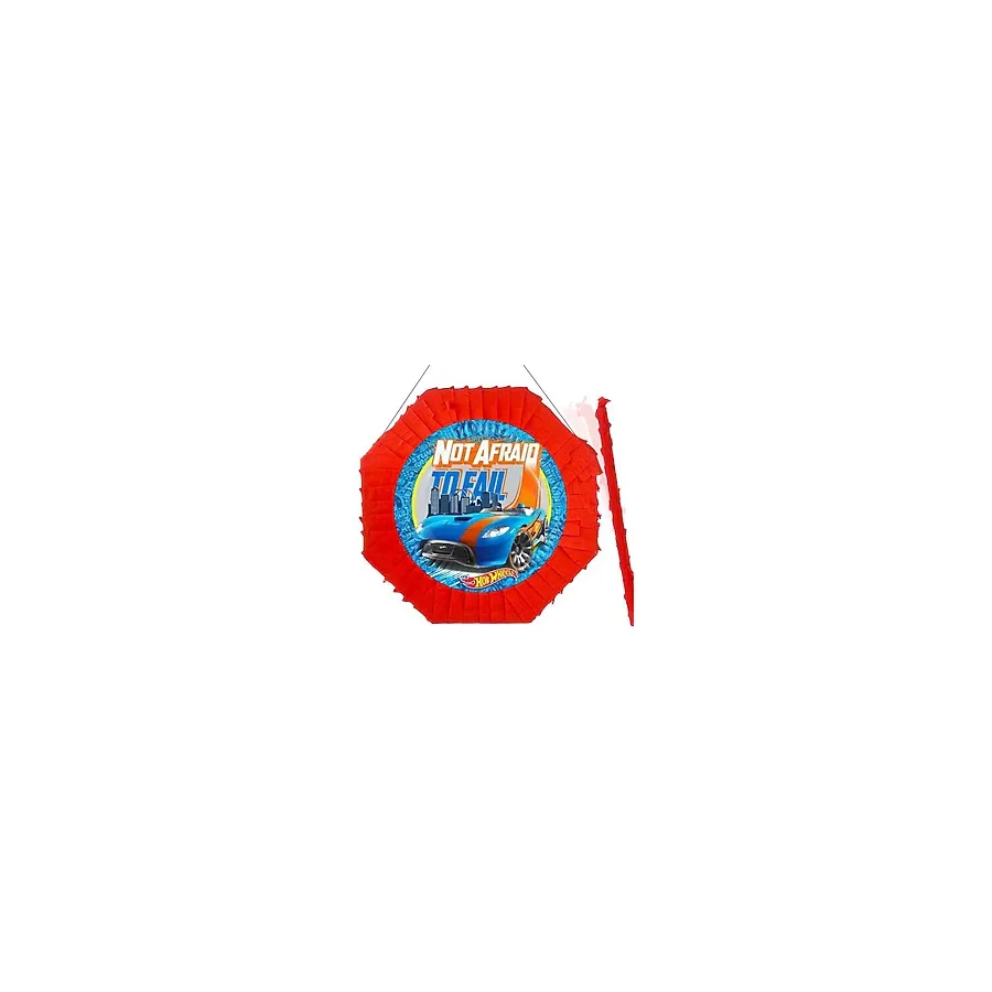 Hot Wheels Pinyata 42 cm + Sopası Doğum Günü Eğlencesi ve Parti Oyunu