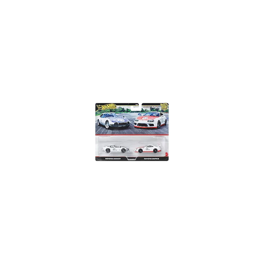 Hot Wheels Premium Car Culture Toyota 2000 GT ve Toyota Supra 2'li Araba seti HBL96-JBL03